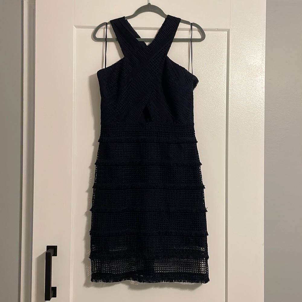 WORN ONCE SIZE 10 SAM EDELMAN CRISS CROSS LACE DRESS